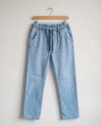 Men's Denim Smart Baggy Jeans - Ice-Blue - JP-2273