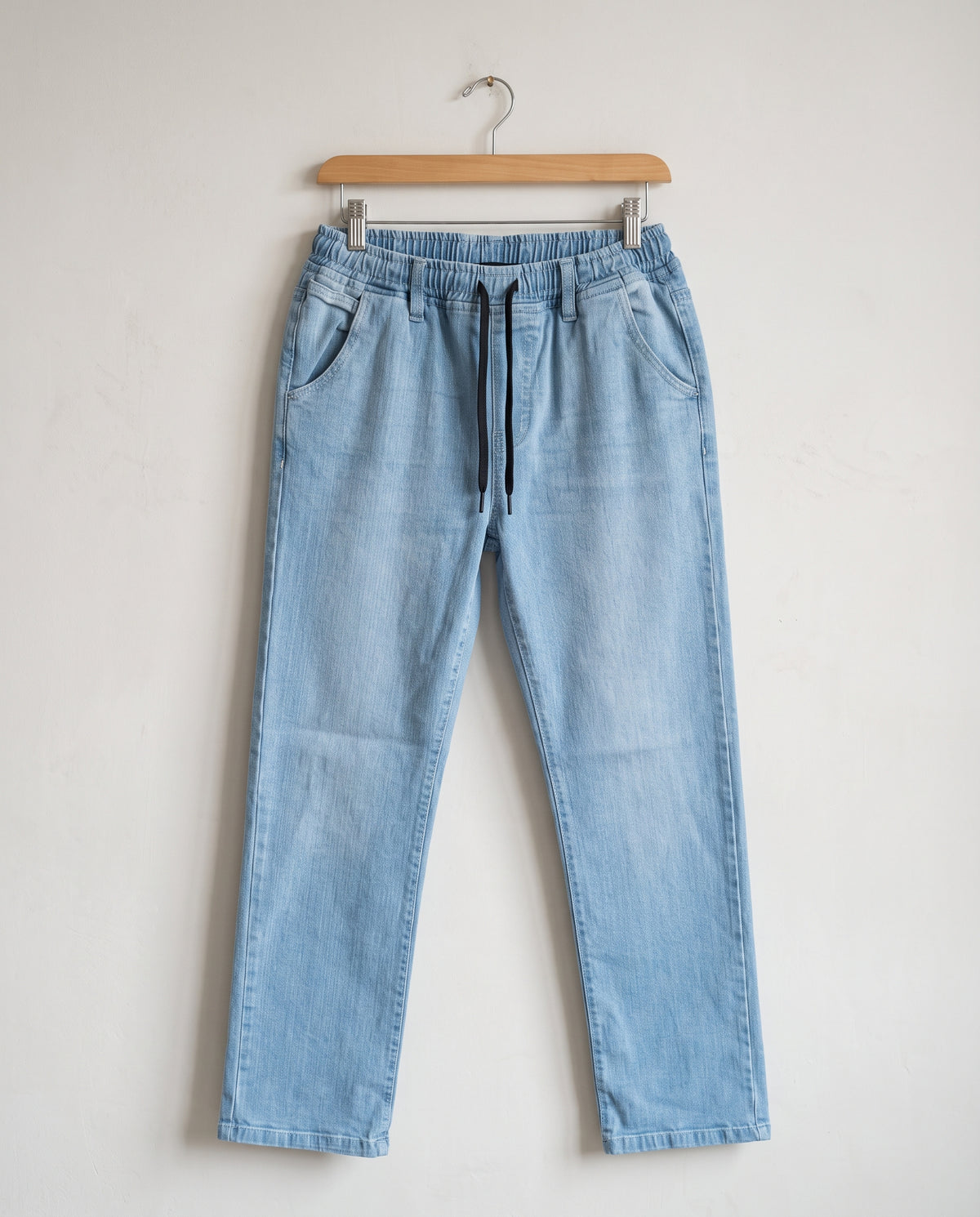 Men's Denim Smart Baggy Jeans - Ice-Blue - JP-2273