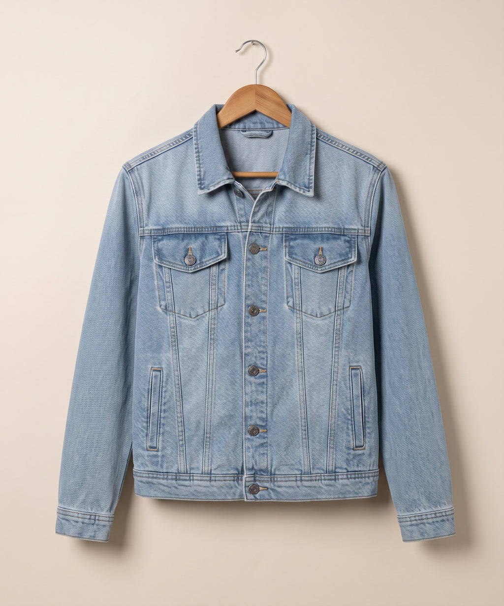 Men's Denim Jacket - Ice Blue JK-0453
