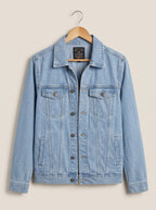 Men's Denim Jacket - Ice Blue JK-0419