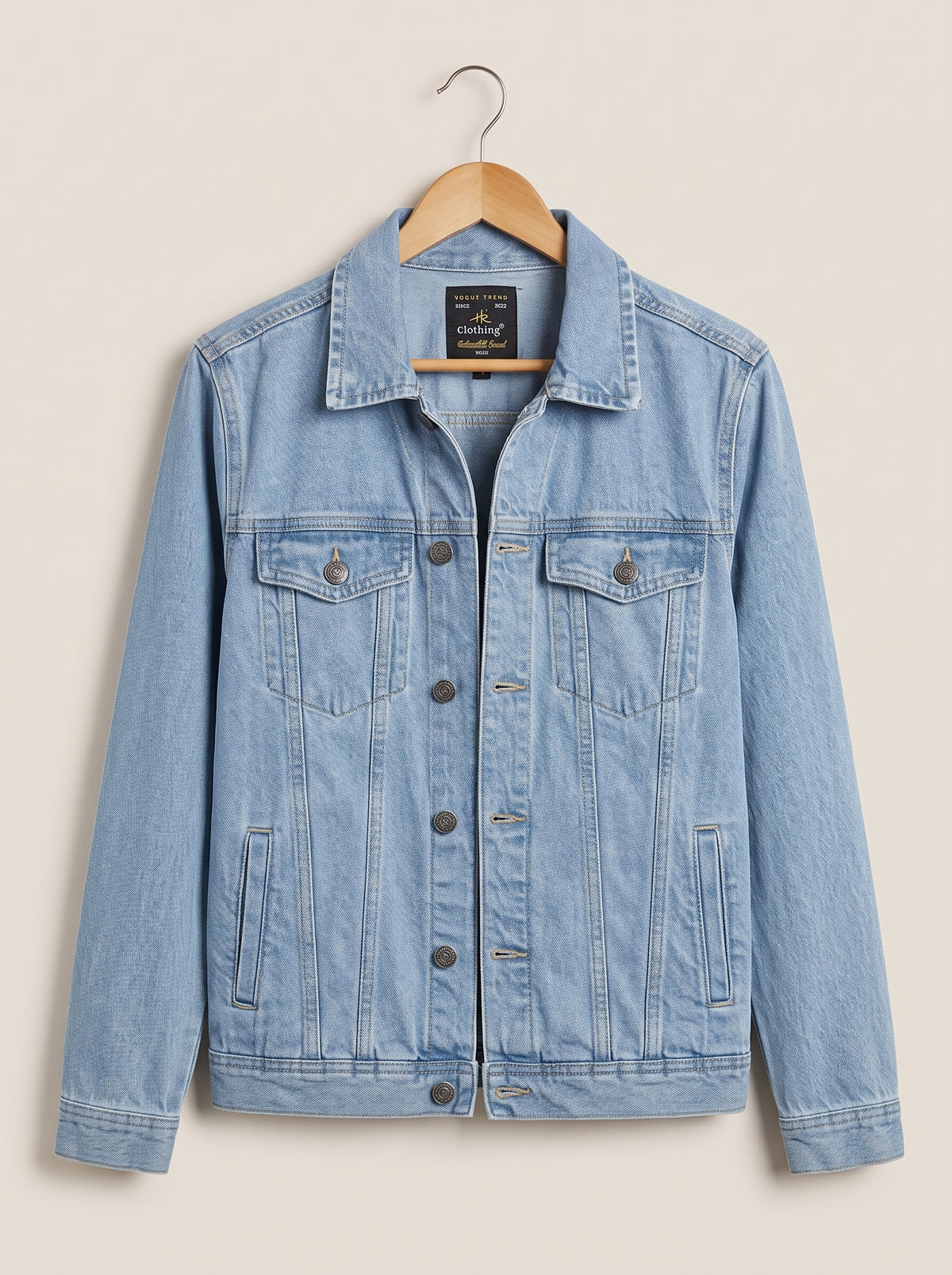 Men's Denim Jacket - Ice Blue JK-0419