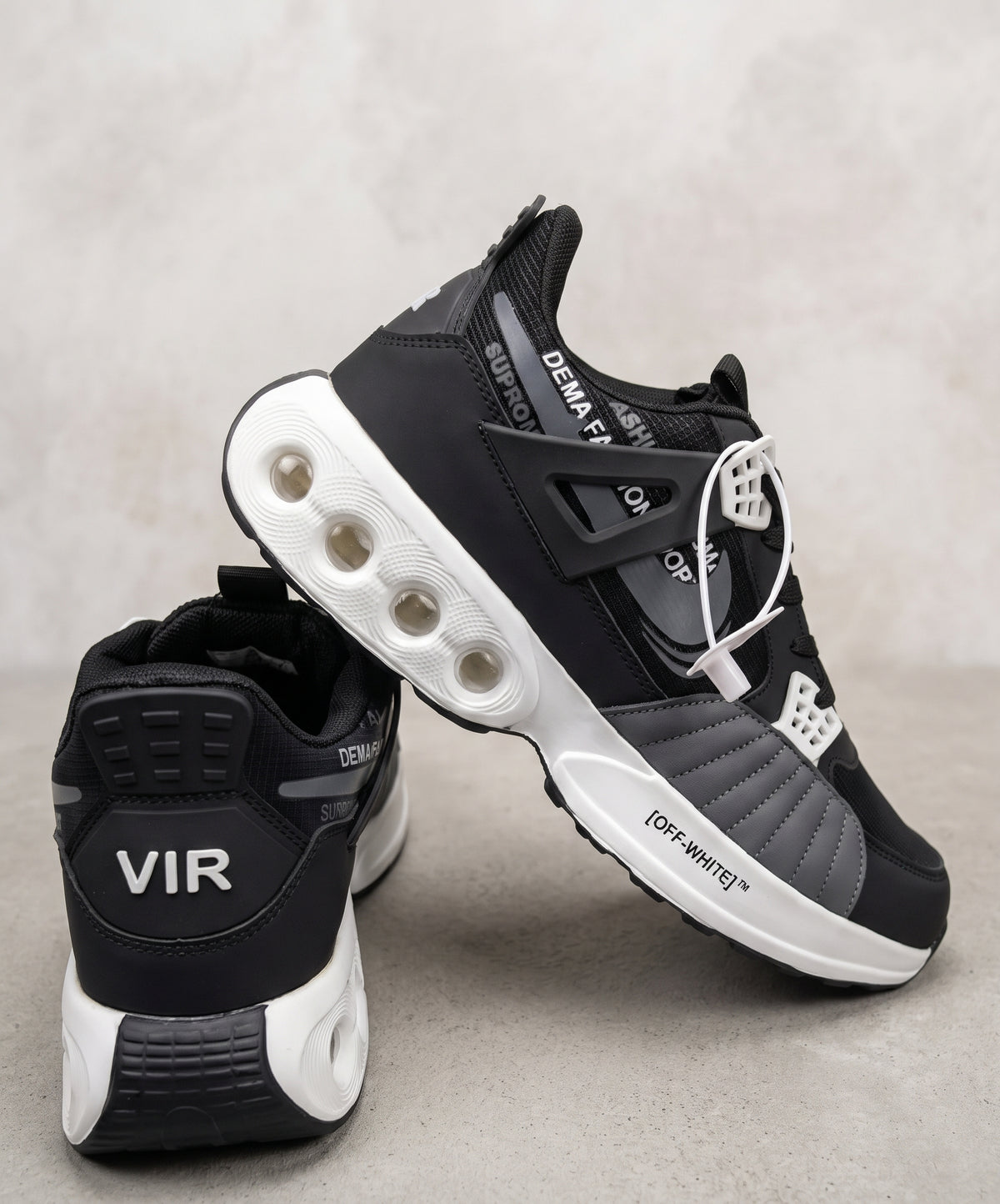 Chunky Running Sneakers Fw-0166 Black