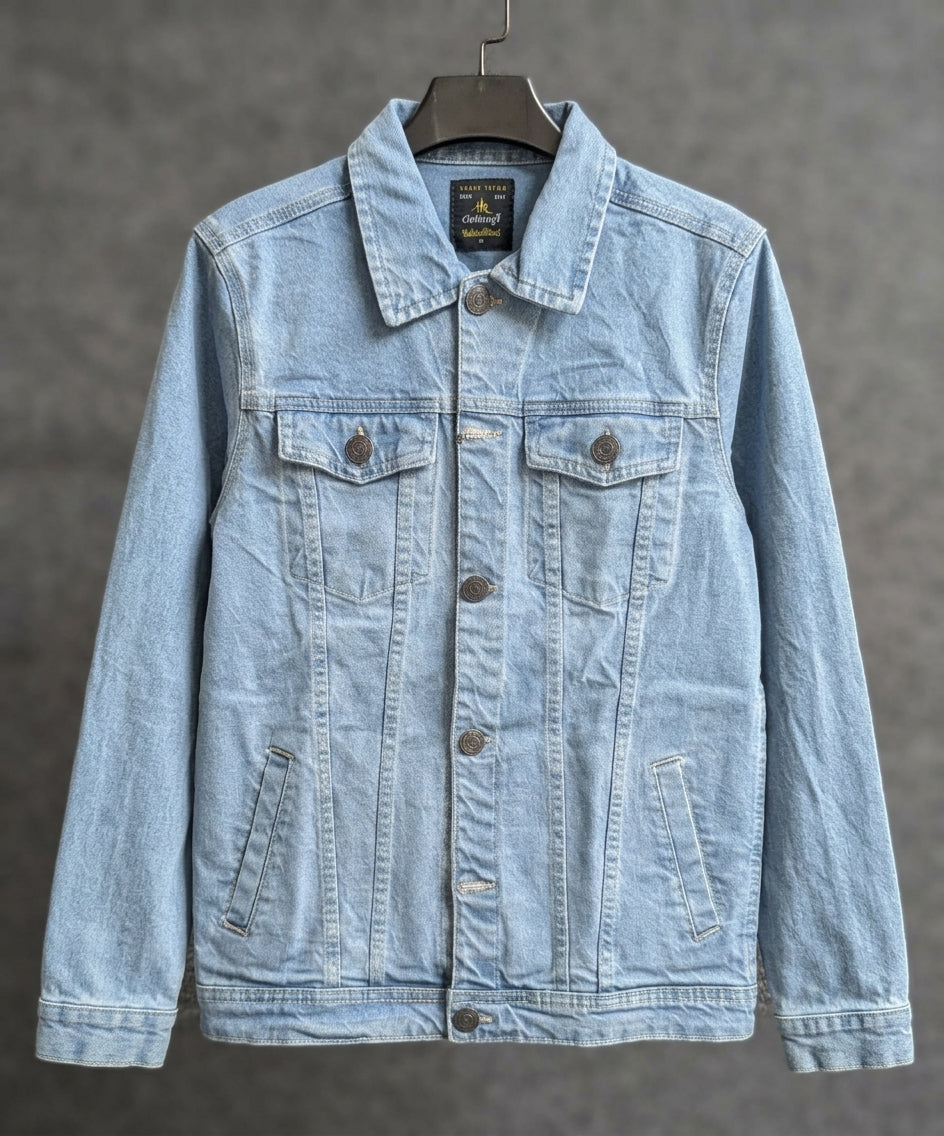 Men's Denim Jacket - Ice-Blue JK-0414