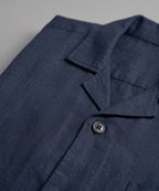Men's Linen Shirt Full-Sleeves - Blue Shc-3101 (ORG-H)