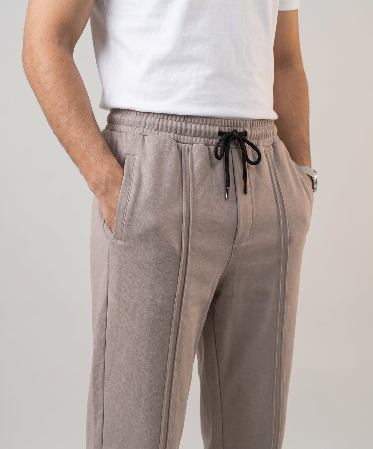 Men’s Terry Smart Baggy Trouser– LWR-0721 L-Coffee