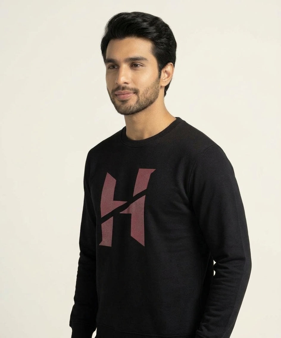 HR Clothing Men’s Black Full-Sleeves T-Shirt – TSH-5612