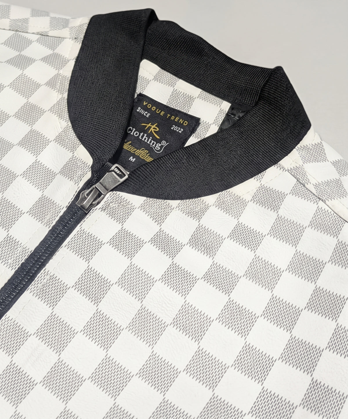 Men's Leather Jacket - White JK-0422