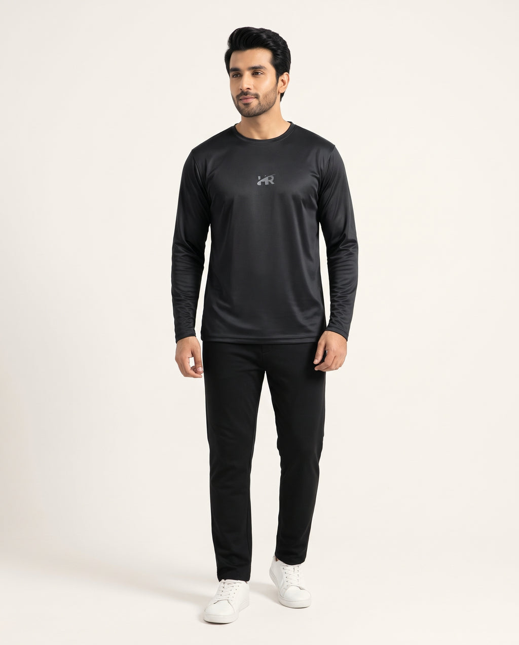 HR Clothing Men’s Black Full-Sleeves T-Shirt – TSH-6842