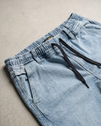 Men's Denim Smart Baggy Jeans - Ice-Blue - JP-2273