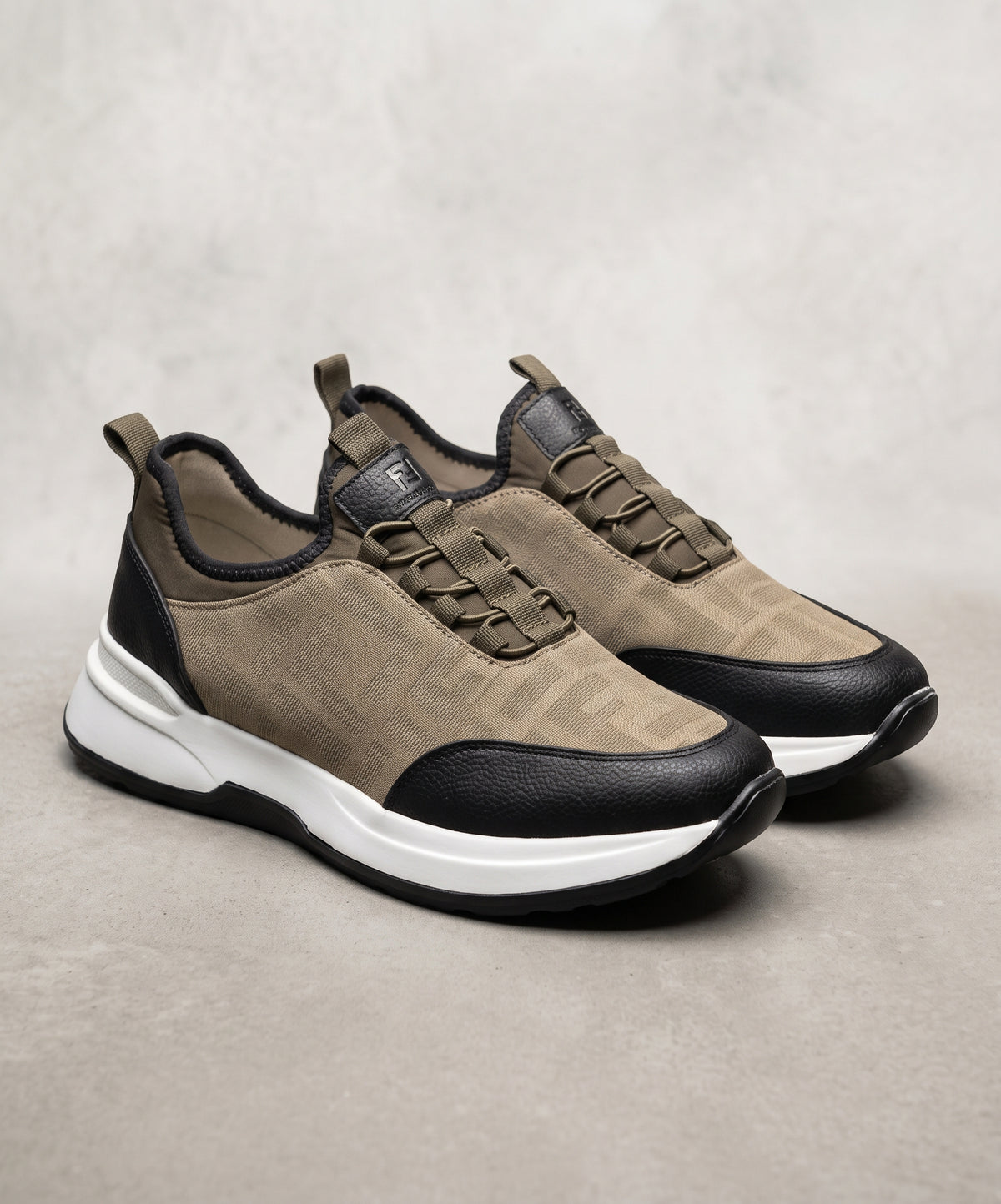 Slip-On Casual Sneakers Fw-0165 Khaki