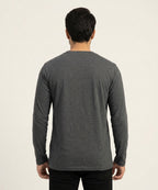 HR Clothing Men’s Grey Full-Sleeves T-Shirt – TSH-5602