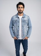 Men's Denim Jacket - L Blue JK-0449