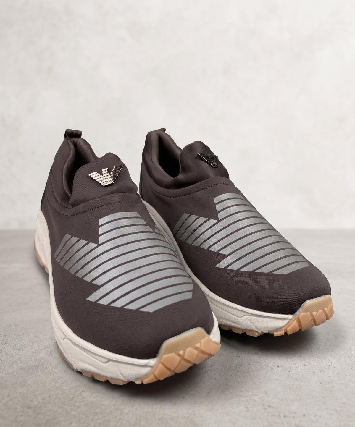 Slip-On Casual Sneakers Fw-0173 Coffee
