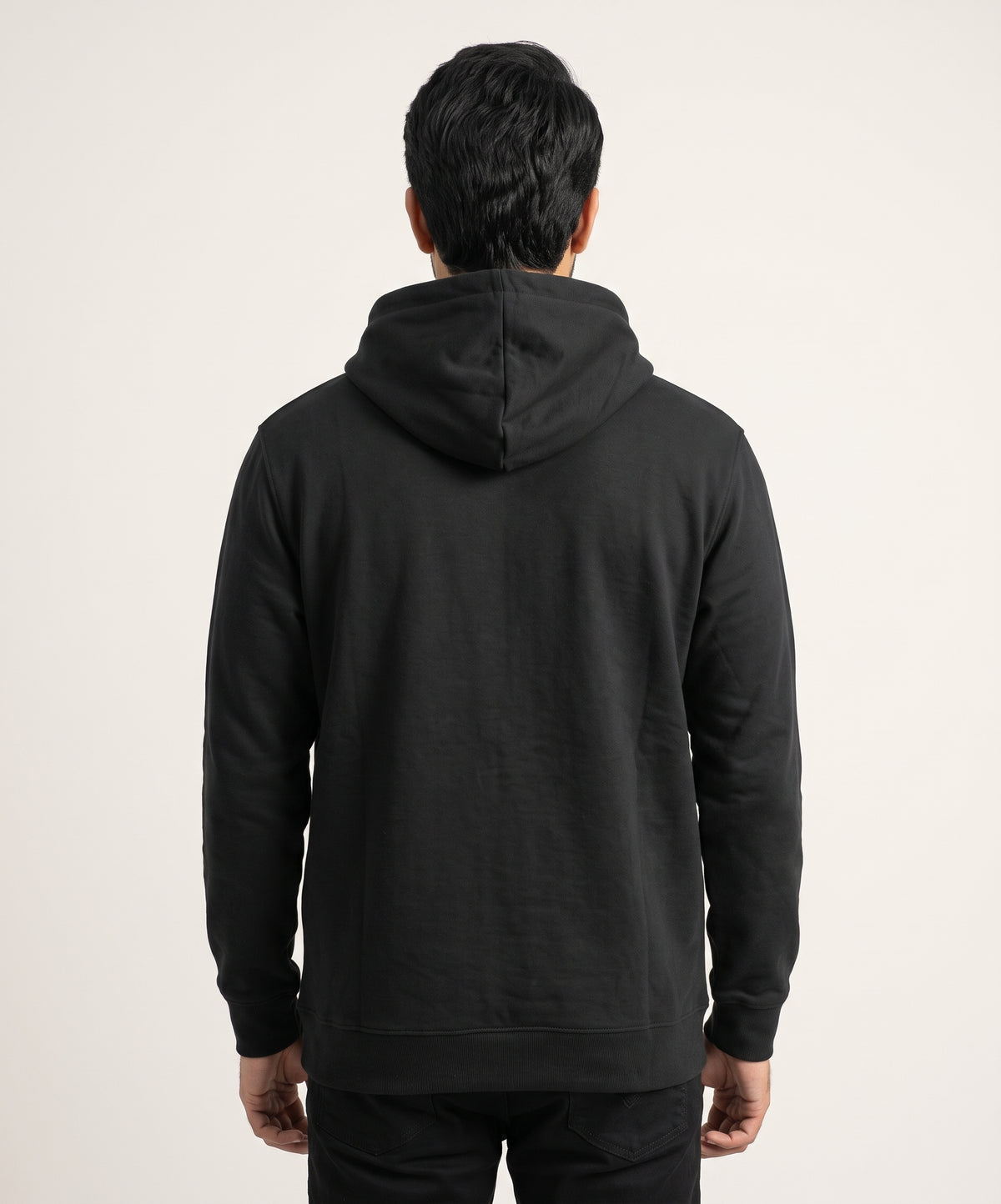 HR Clothing Men's Printed Hoodie - Black - Tsh-5990