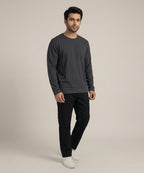 HR Clothing Men’s Black Full-Sleeves T-Shirt – TSH-5545