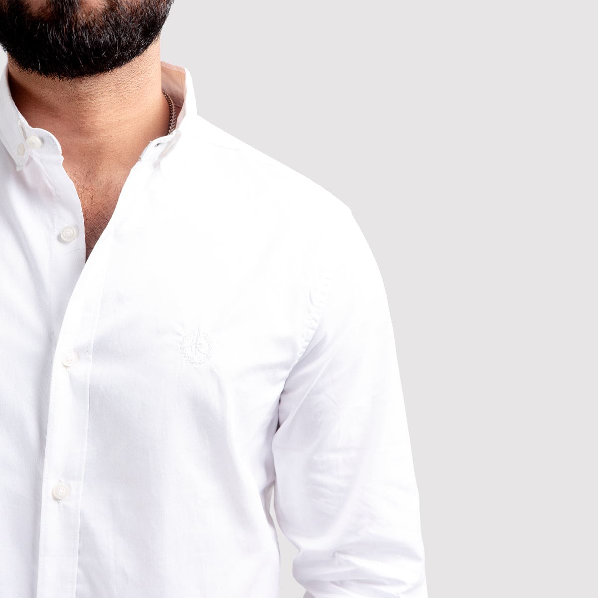 Men's Casual Shirt - White Shc-1976 (ORG)