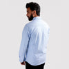 HR Clothing Men's Casual Textured Shirt - Sky Blue