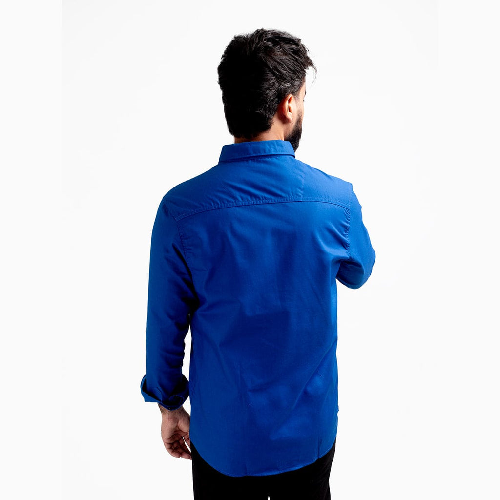 Men's Casual Shirt - Blue Shc-1976  (ORG)