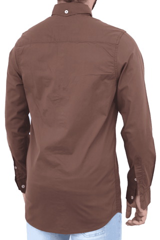 Men's Casual Shirt SHC-1726 D-Brown