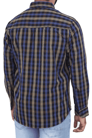 Men's Casual Shirt SHC-1722 Blue CHK