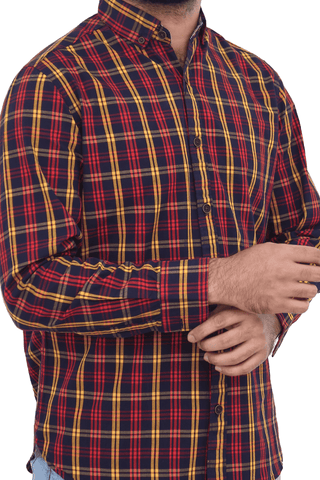 Men's Casual Shirt SHC-1722 Red CHK