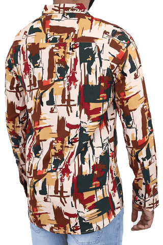 Men's Casual Shirt SHC-1742 Multi Printed