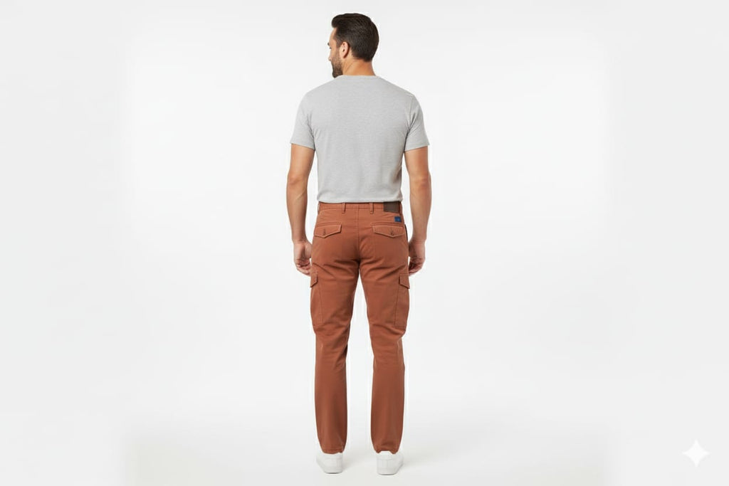 Men's Cotton Pant 6 Pocket - Rust Cp-0516