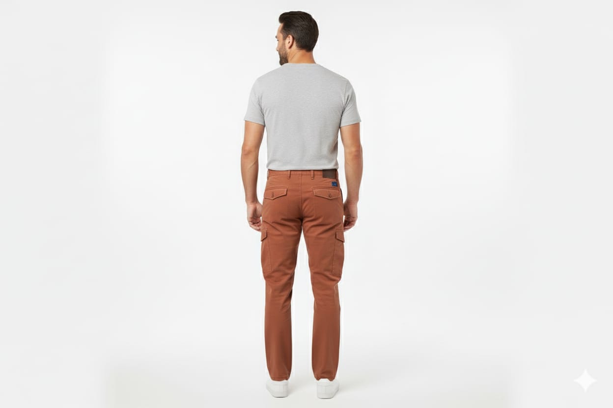 Men's Cotton Pant 6 Pocket - Rust Cp-0516