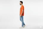 HR Clothing Men's Printed T-Shirt Mustard TSH-5880