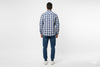 HR Clothing Men's Casual Shirt - Blue Chk