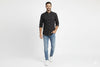 HR Clothing Men's Casual Shirt - Black