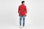 Men's Casual Shirt - Maroon Shc-1612 Strech Fabric (ORG)