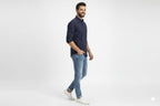 Men's Casual Shirt - Navy Shc-1968 (ORG)