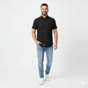 HR Clothing Men's Casual Shirt Half - Black