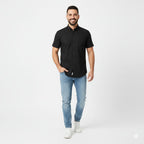Men's Casual Shirt Half sleves - Black Shc-1925 (ORG)