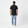 HR Clothing Men's Casual Shirt Half - Black