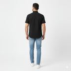 Men's Casual Shirt Half sleves - Black Shc-1925 (ORG)