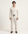 HR clothing Mens Inter Lock Co-Ord Set 3089/0714 -Fawn