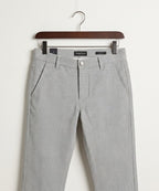 Men's Straight Fit Chino - Texture-White - CP-0561