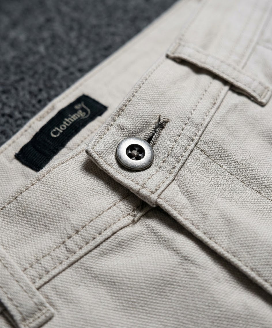 Men's Straight Fit Chino - Texture-Fawn - CP-0561