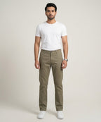Men's Straight Fit Chino - D. Olive-Texture - CP-0561