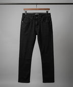 Men's Denim Smart Baggy Jeans -Black - JP-2241