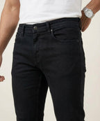 Men's Denim Slim Fit Jeans- Black JP-1816