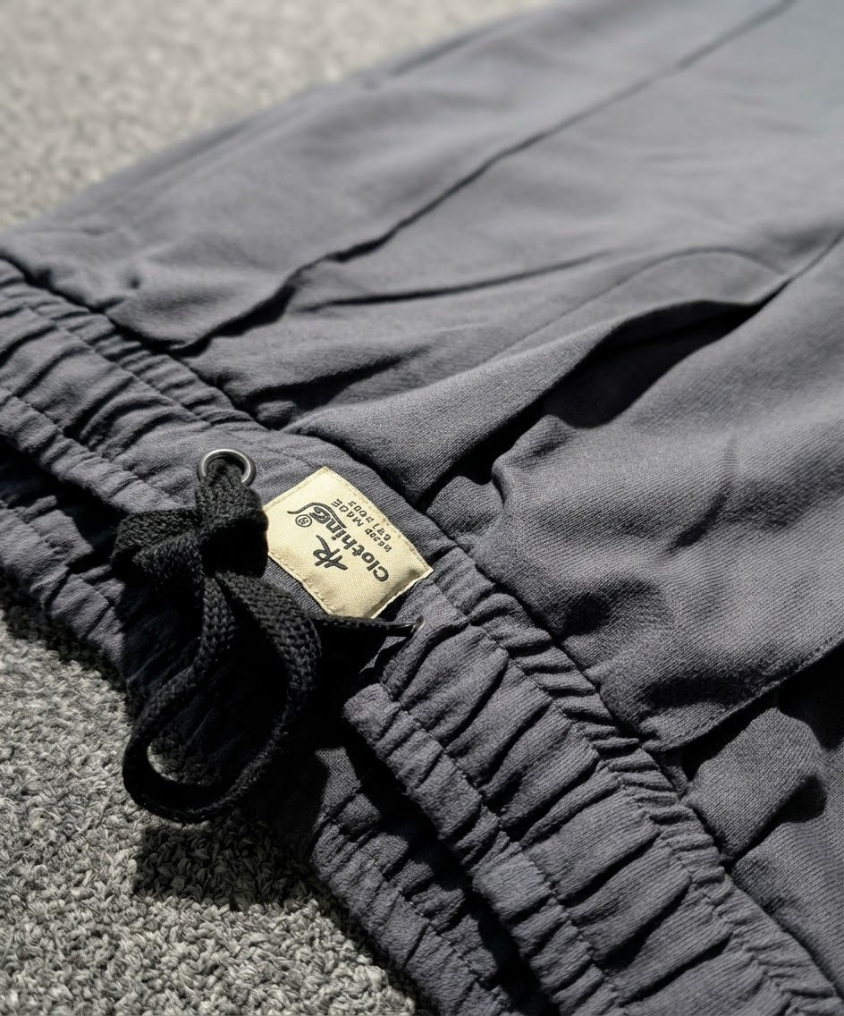 Men’s Terry Smart Baggy Trouser– LWR-0720 Charcoal