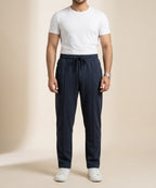 Men’s Terry Smart Baggy Trouser– LWR-0720 D-Navy