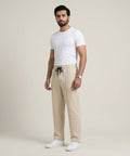 Men’s Terry Smart Baggy Trouser– LWR-0720 Cream
