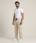 Men’s Terry Smart Baggy Trouser– LWR-0720 Cream