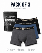 Men's Boxers Bxr-0022P Pack of 3