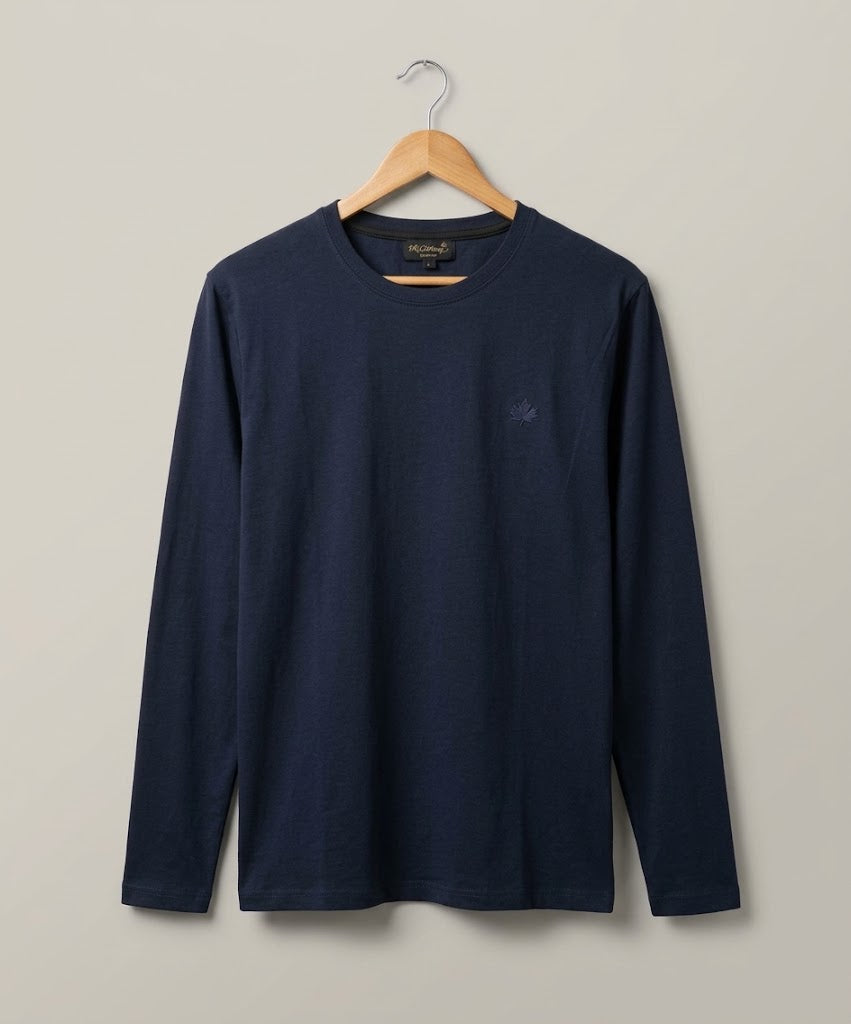 HR Clothing Men’s Navy Full-Sleeves T-Shirt – TSH-5600