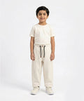 Kids Smart Baggy stretchable premium trouser Fawn BLW-0136